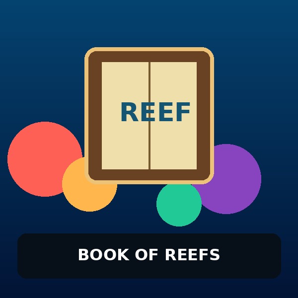 Book of Reefs slot logo