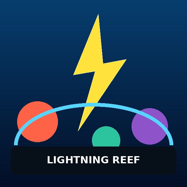 Lightning Reef slot logo